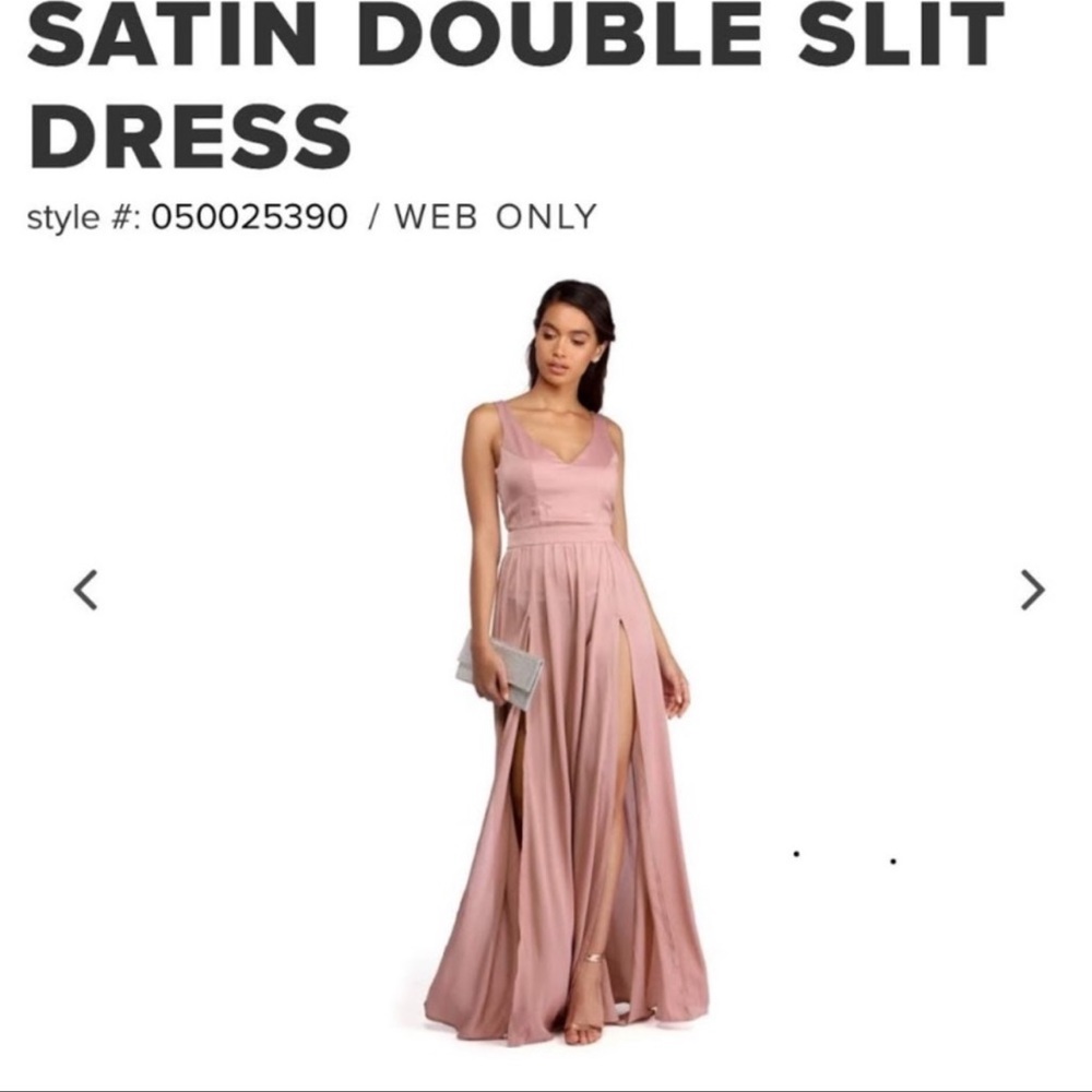 Windsor double slit dress